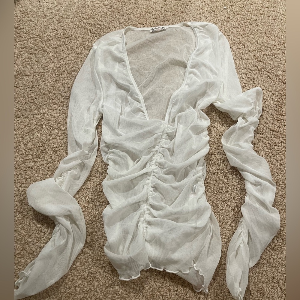 White Sheer Top - Free People